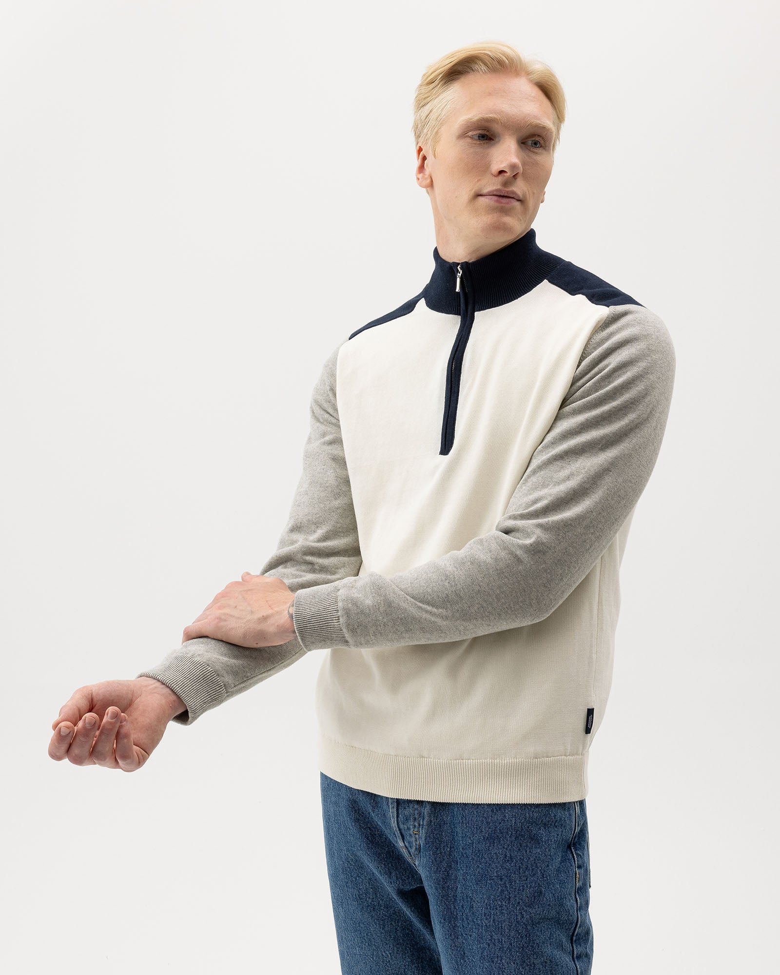 Ludvig T-Neck WP Off White (multi)