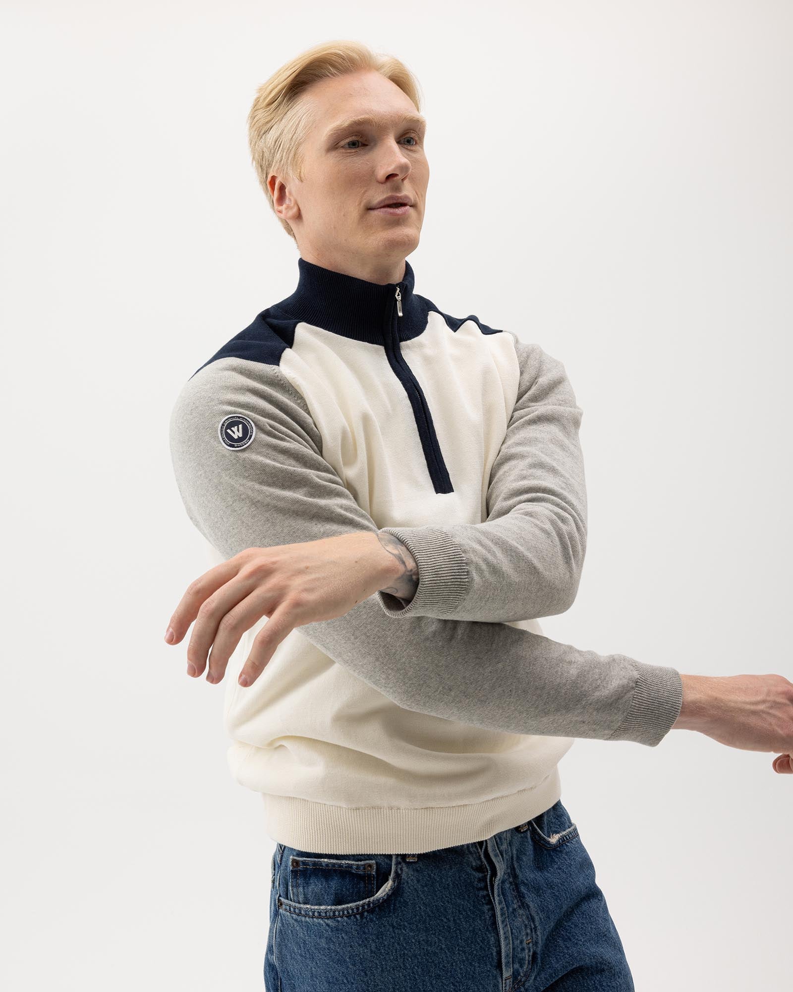 Ludvig T-Neck WP Off White (multi)