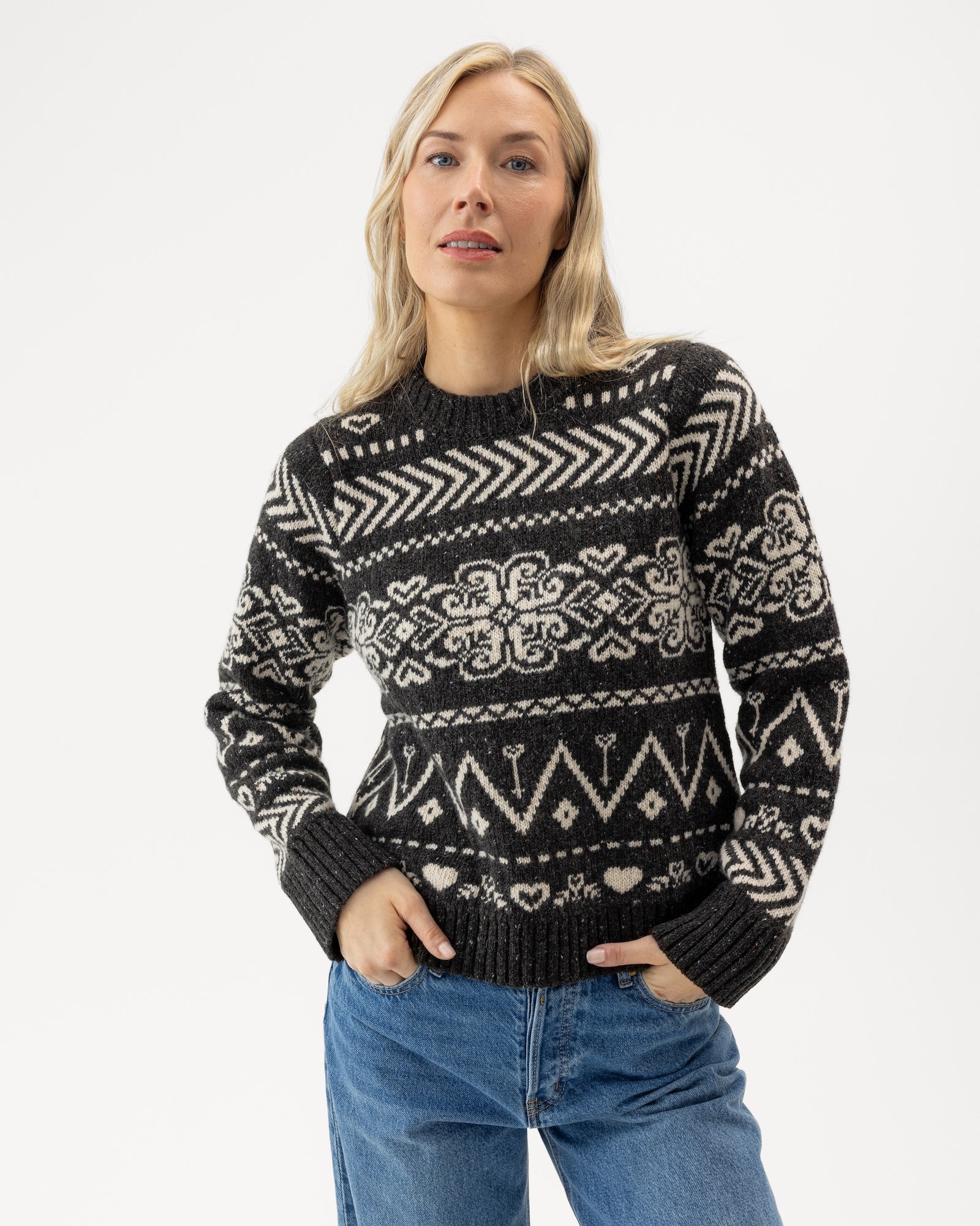 Magda Crew-Dark Taupe