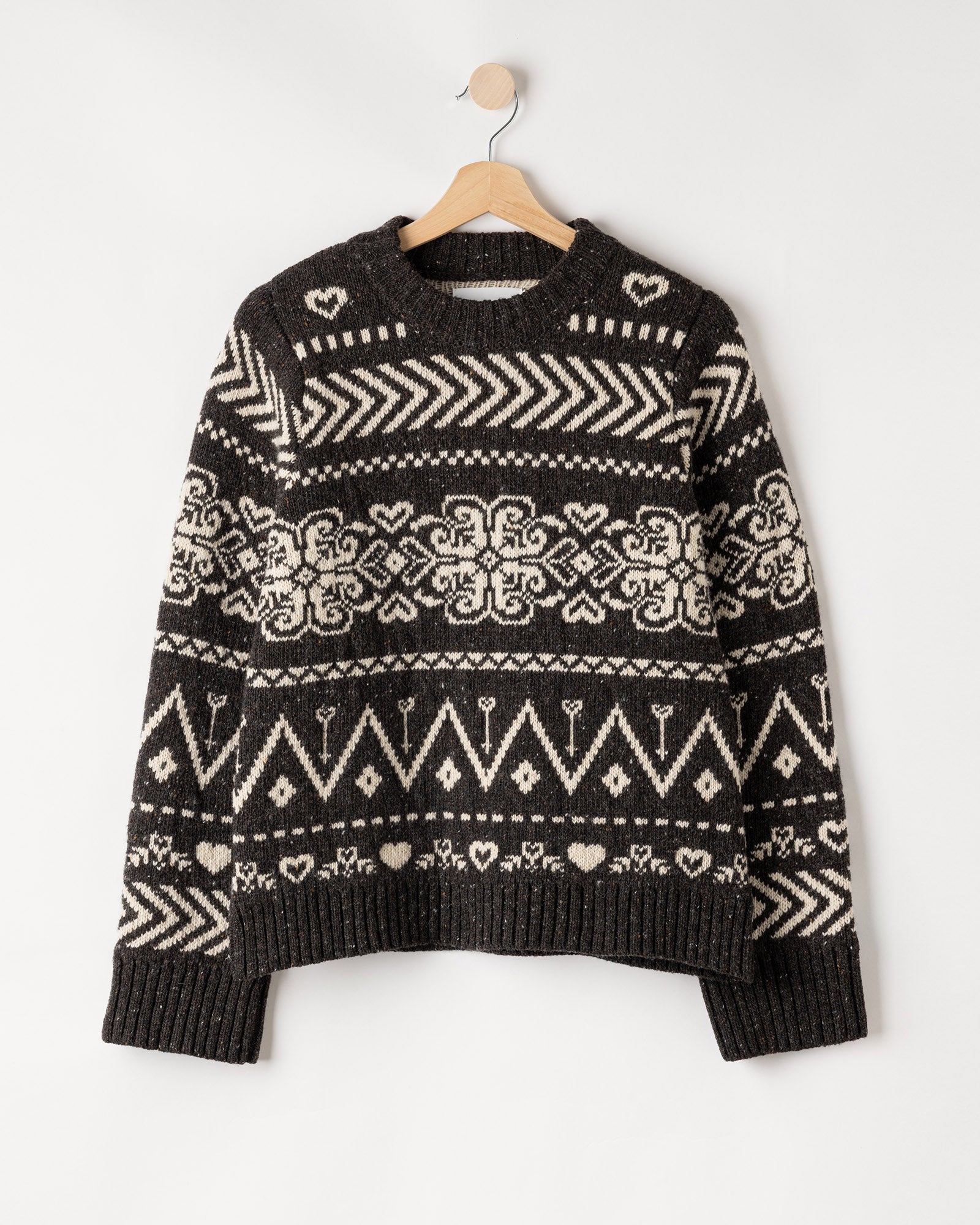 Magda Crew-Dark Taupe