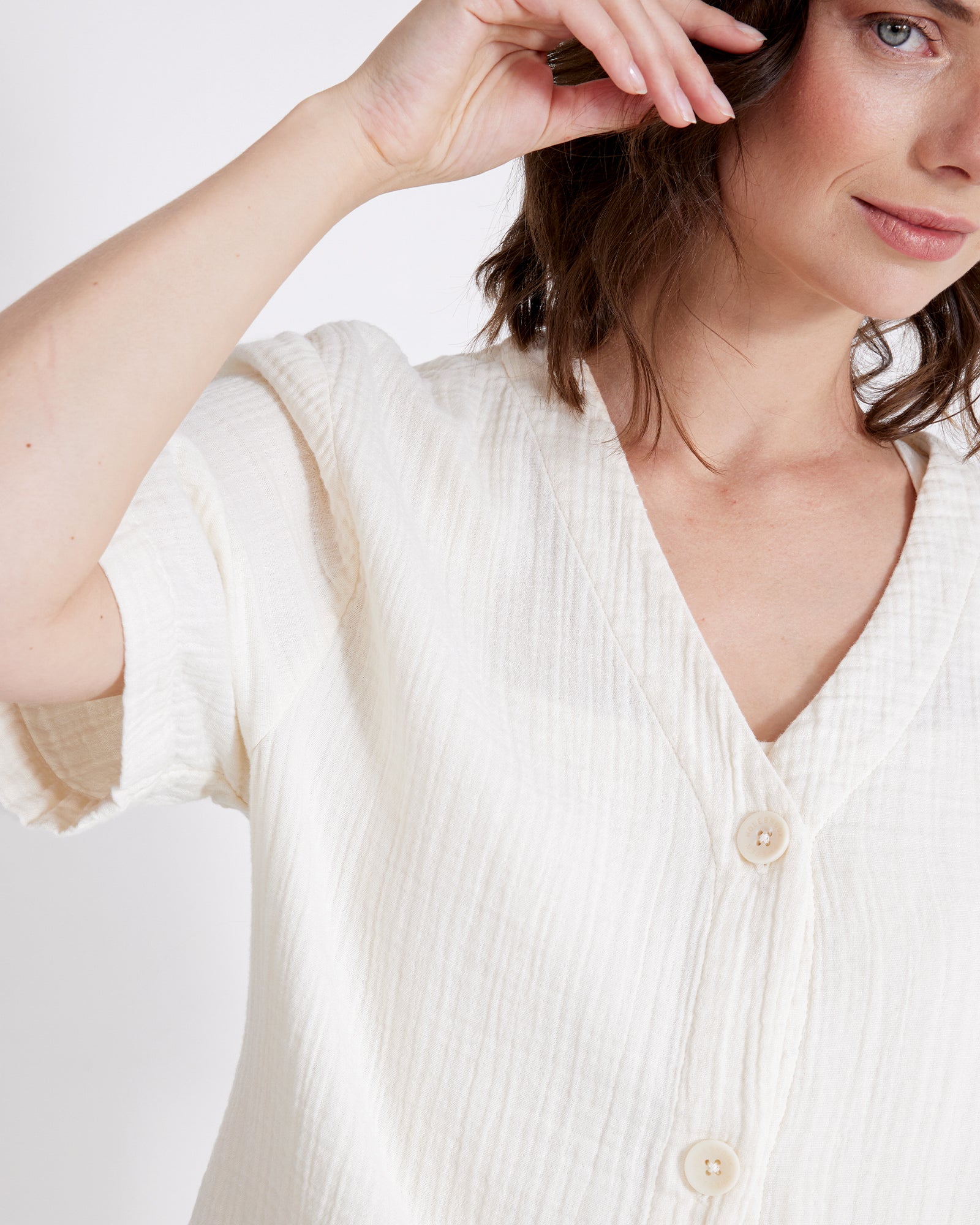 Malena Cropped Shirt