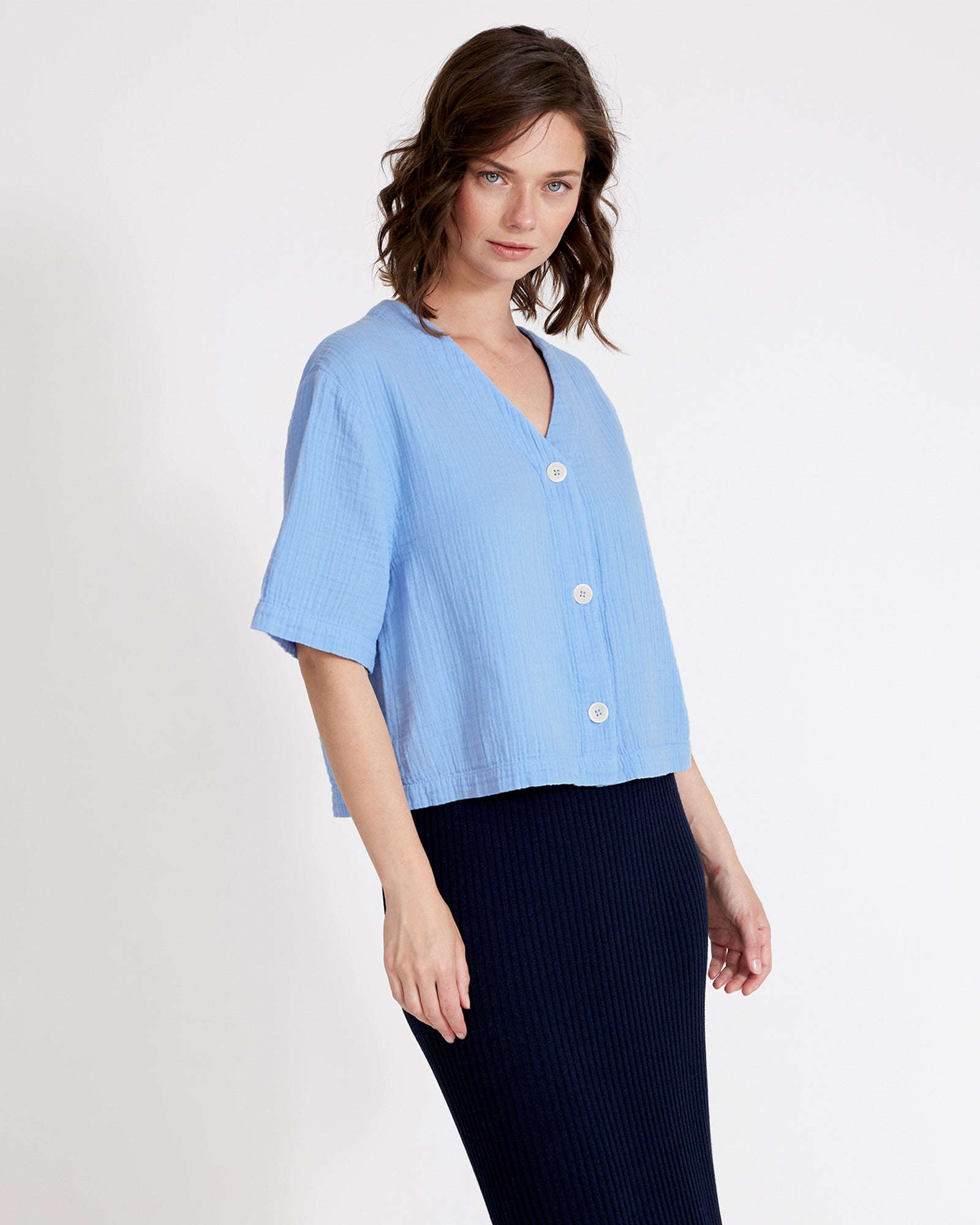 Malena Cropped Shirt