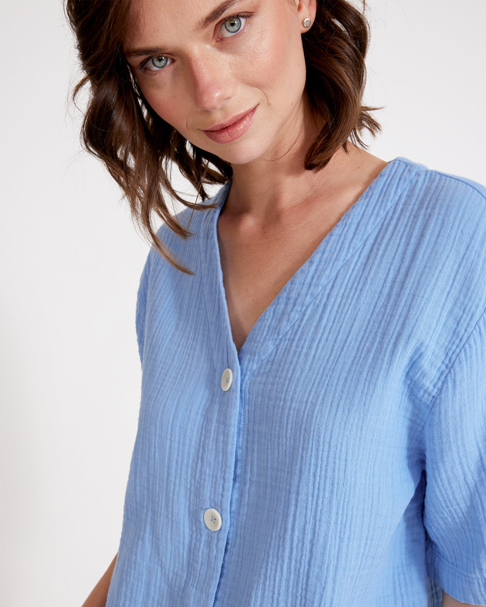 Malena Cropped Shirt