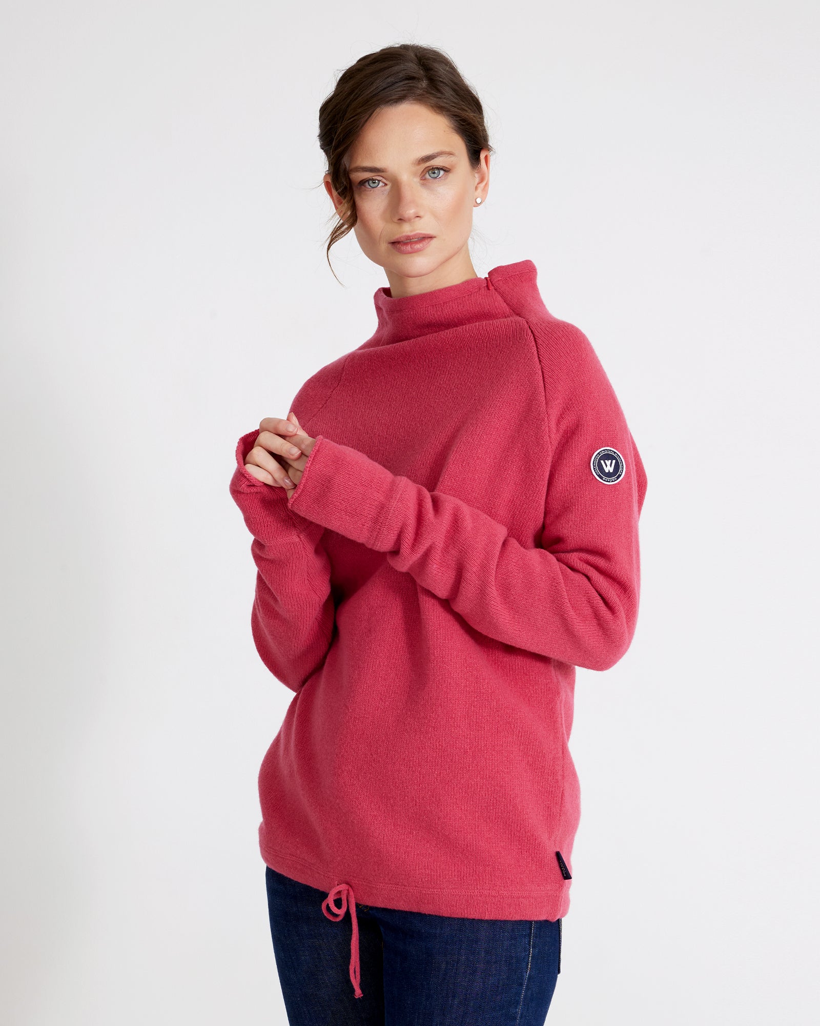 Martina Windproof Sweater- Peony Pink