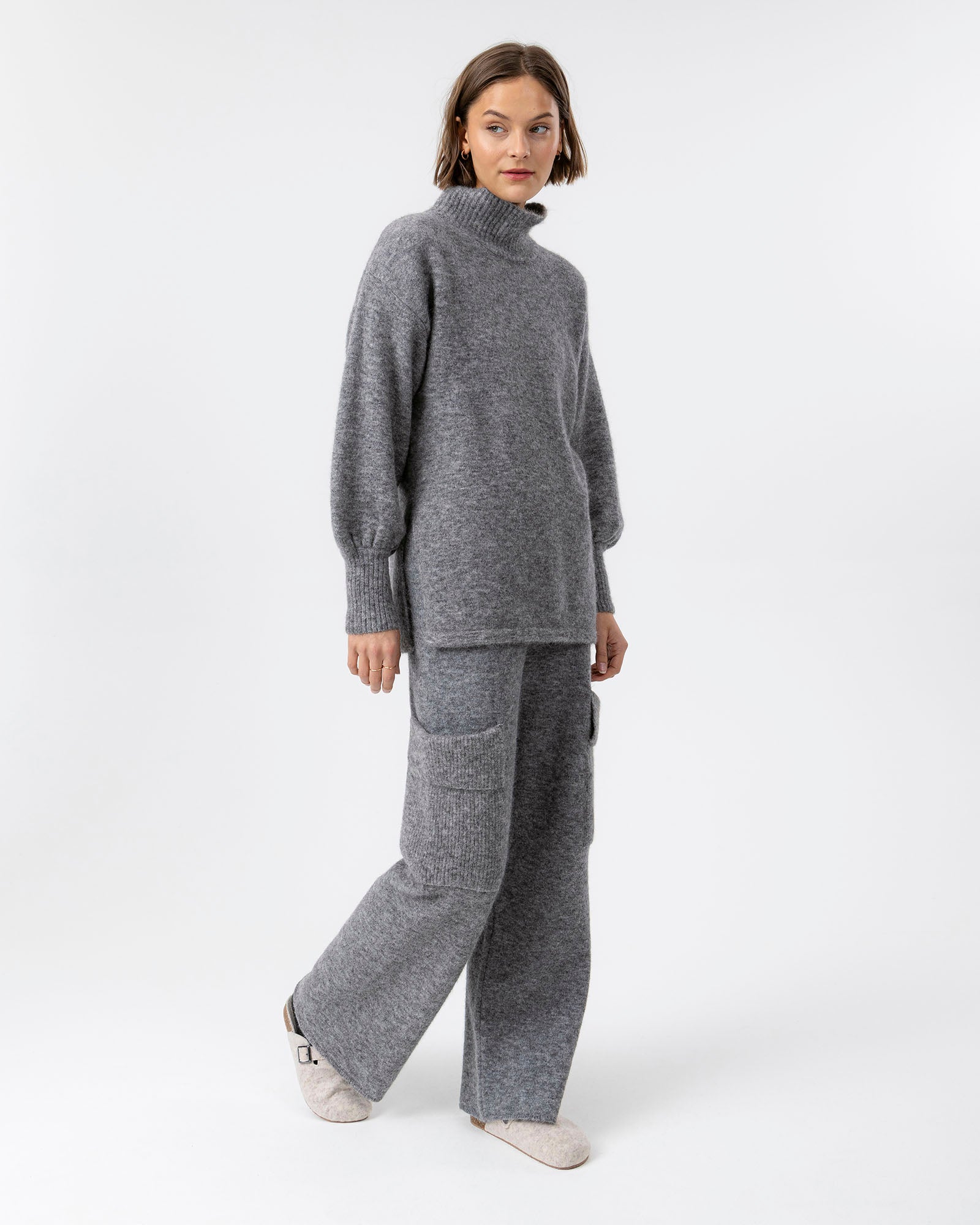 Matilda Cargo Pant- Grey