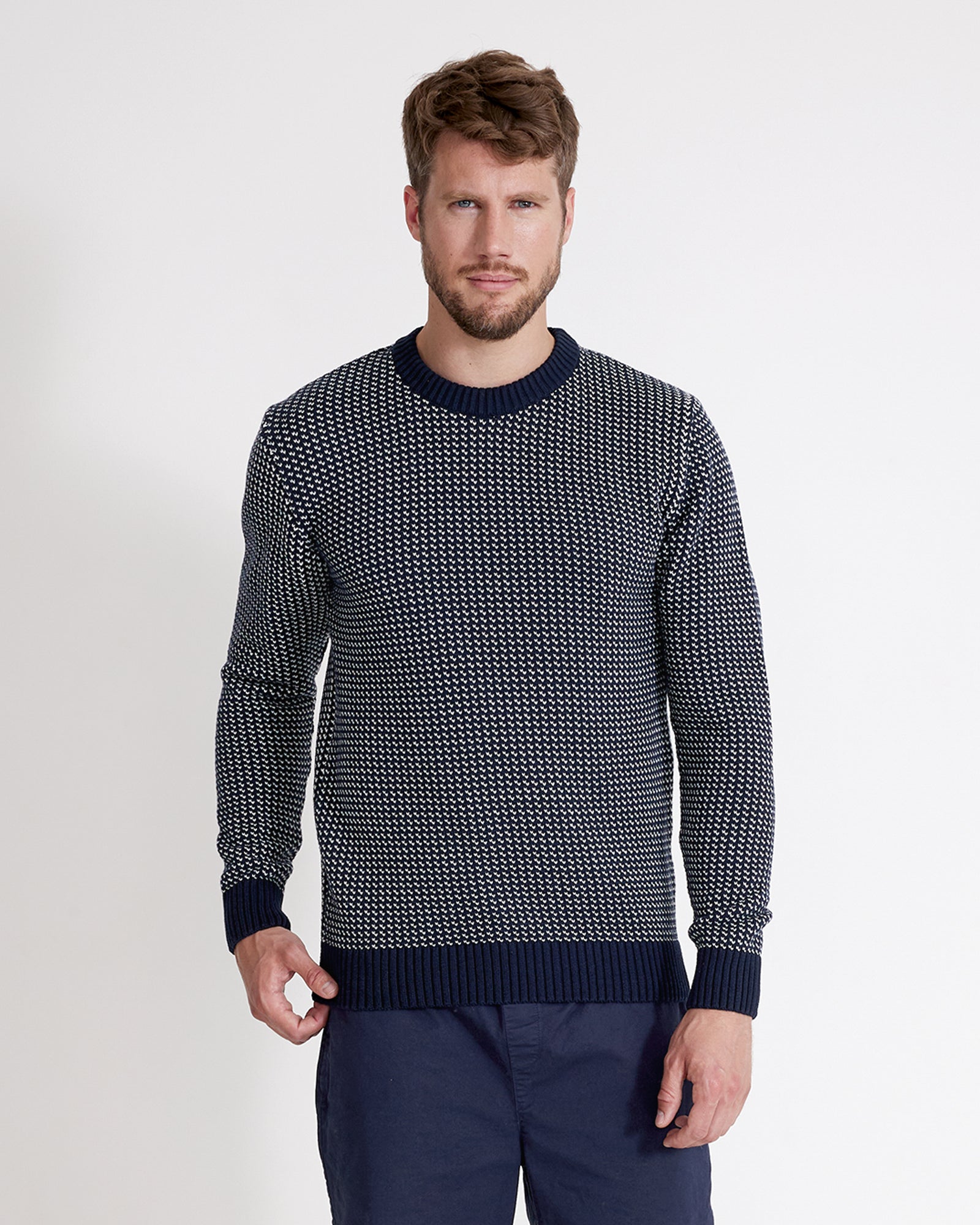 Matteo- Navy/Off White