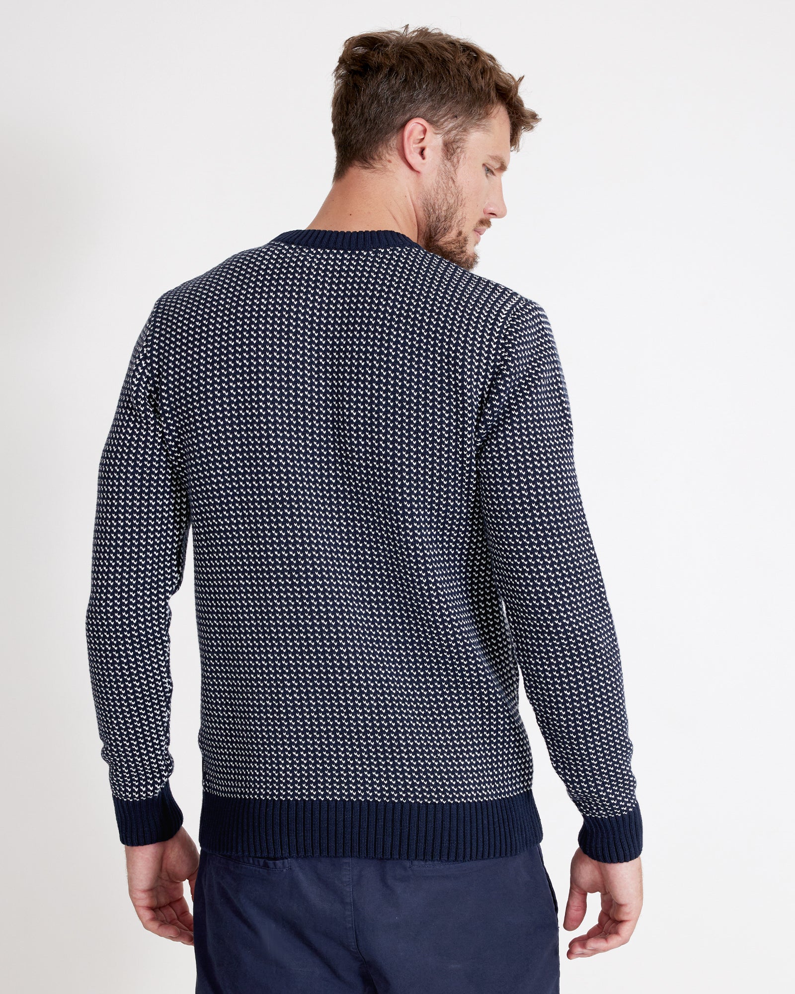Matteo- Navy/Off White