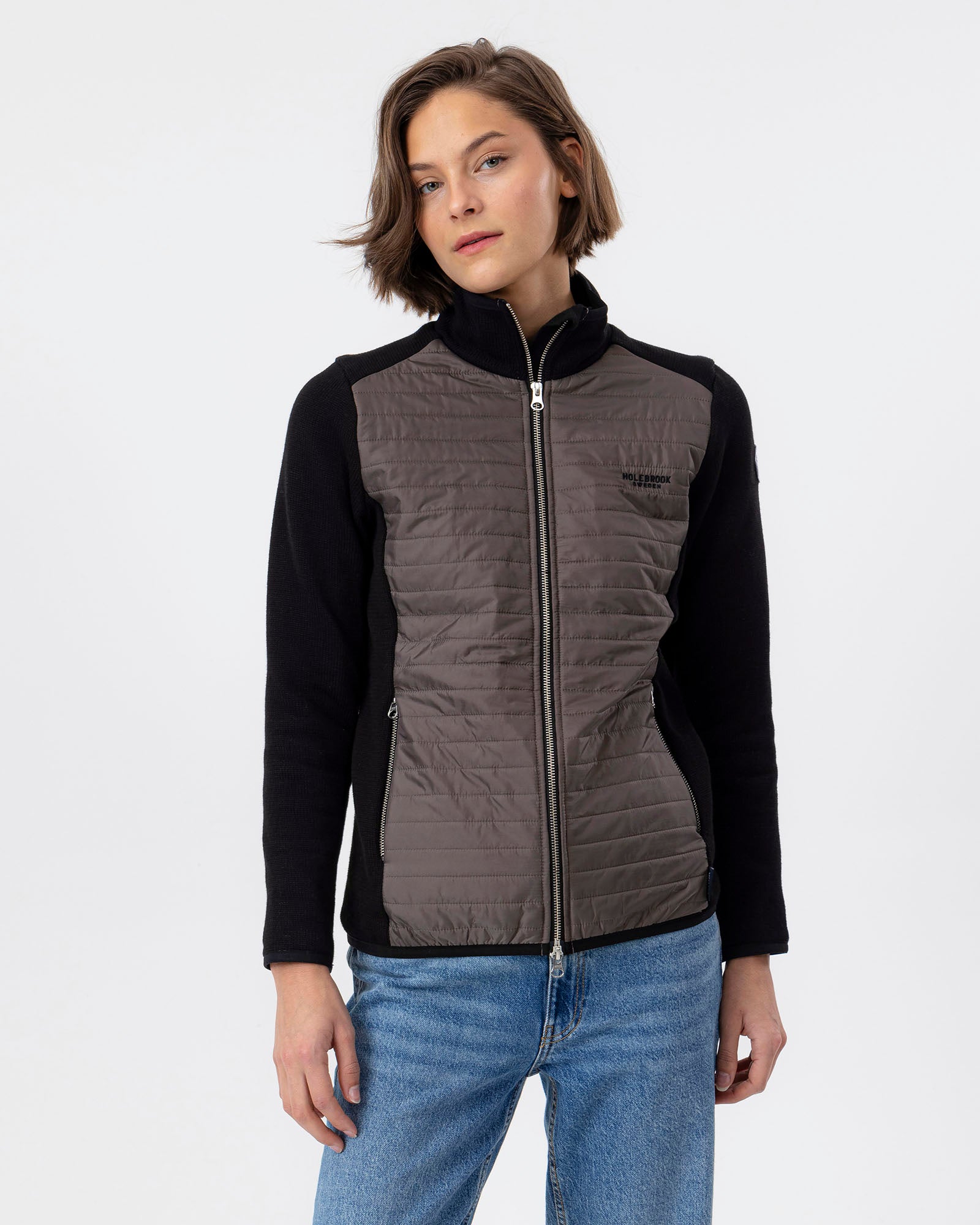 Mimmi Full Zip Windproof Jacket- Black/Mole