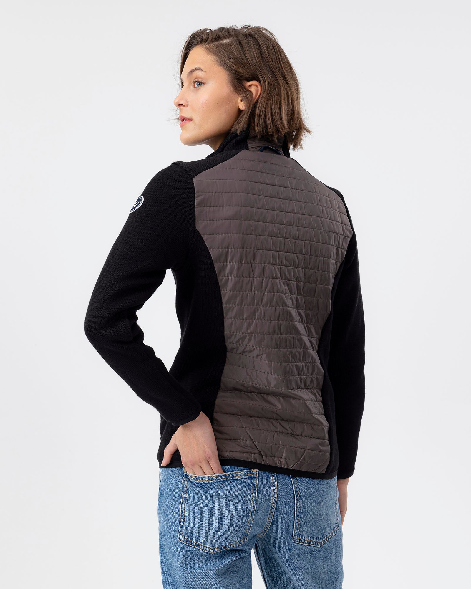 Mimmi Full Zip Windproof Jacket- Black/Mole