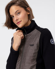 Mimmi Full Zip Windproof Jacket- Black/Mole