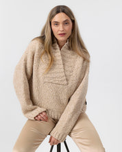 Moa V- Neck - Sand