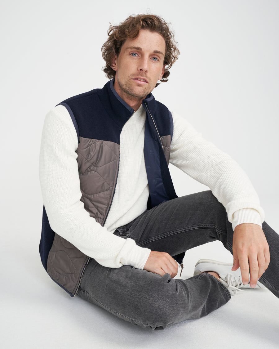 Moses WP Vest-Navy/Mole