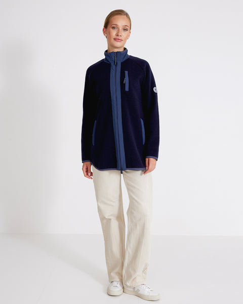 Olivia Windproof Jacket- Navy – Holebrook USA