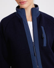 Olivia Windproof Jacket- Navy