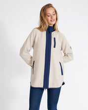 Olivia Windproof Jacket - Sandy/ Navy