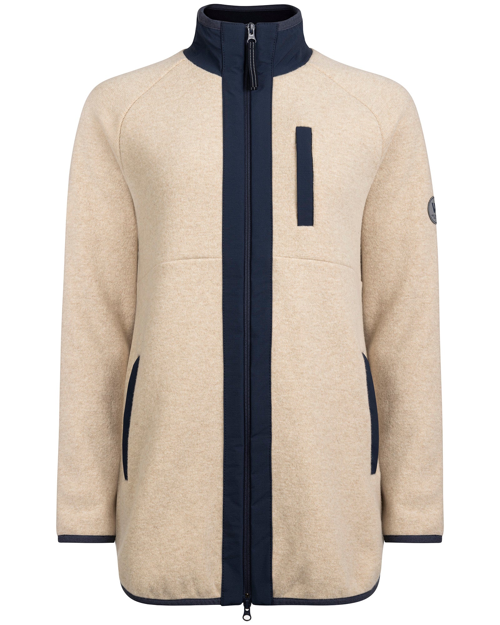 Olivia Windproof Jacket - Sandy/ Navy