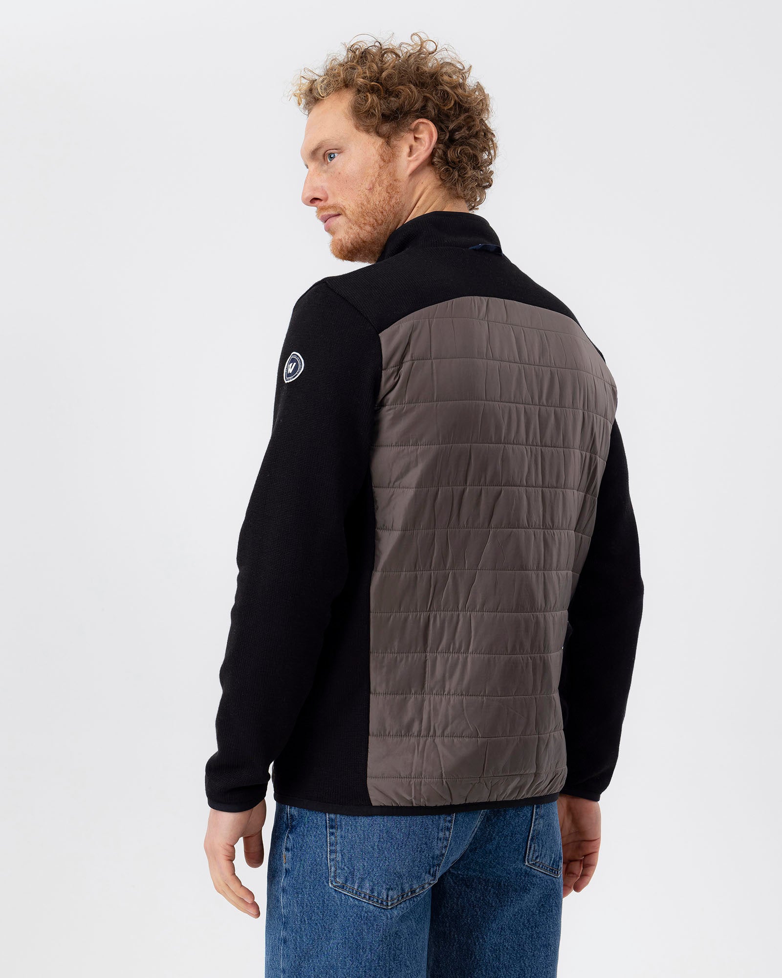 Peder Full Zip Windproof Jacket-Black/Mole