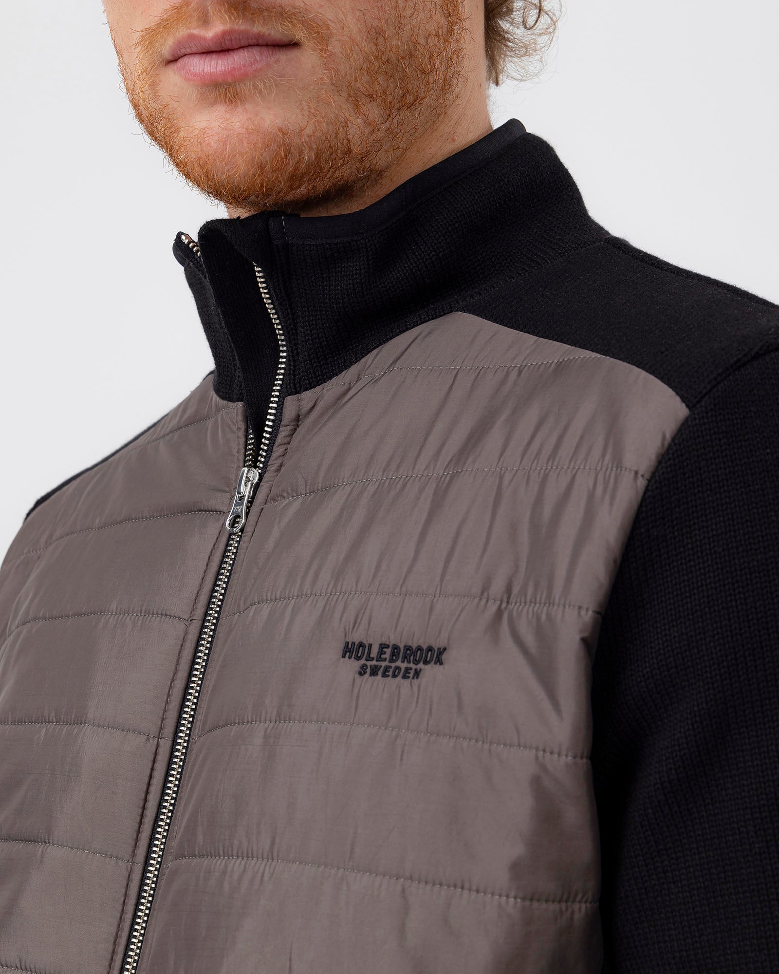Peder Full Zip Windproof Jacket-Black/Mole