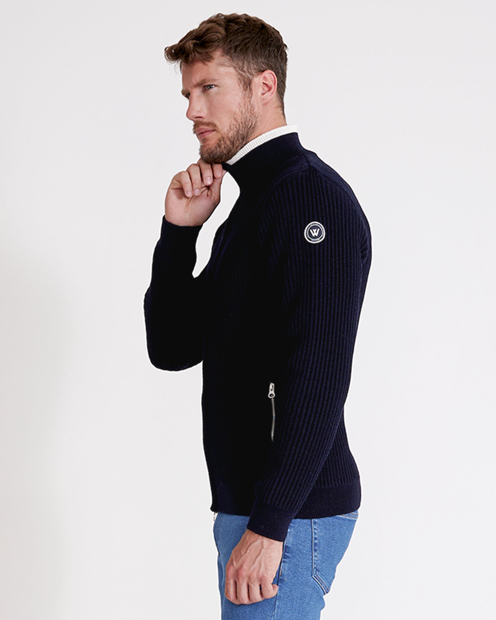 Ragnar Full Zip Windproof- Navy