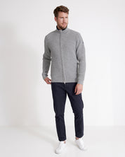 Ragnar Full Zip Windproof- Lt. Grey Melange