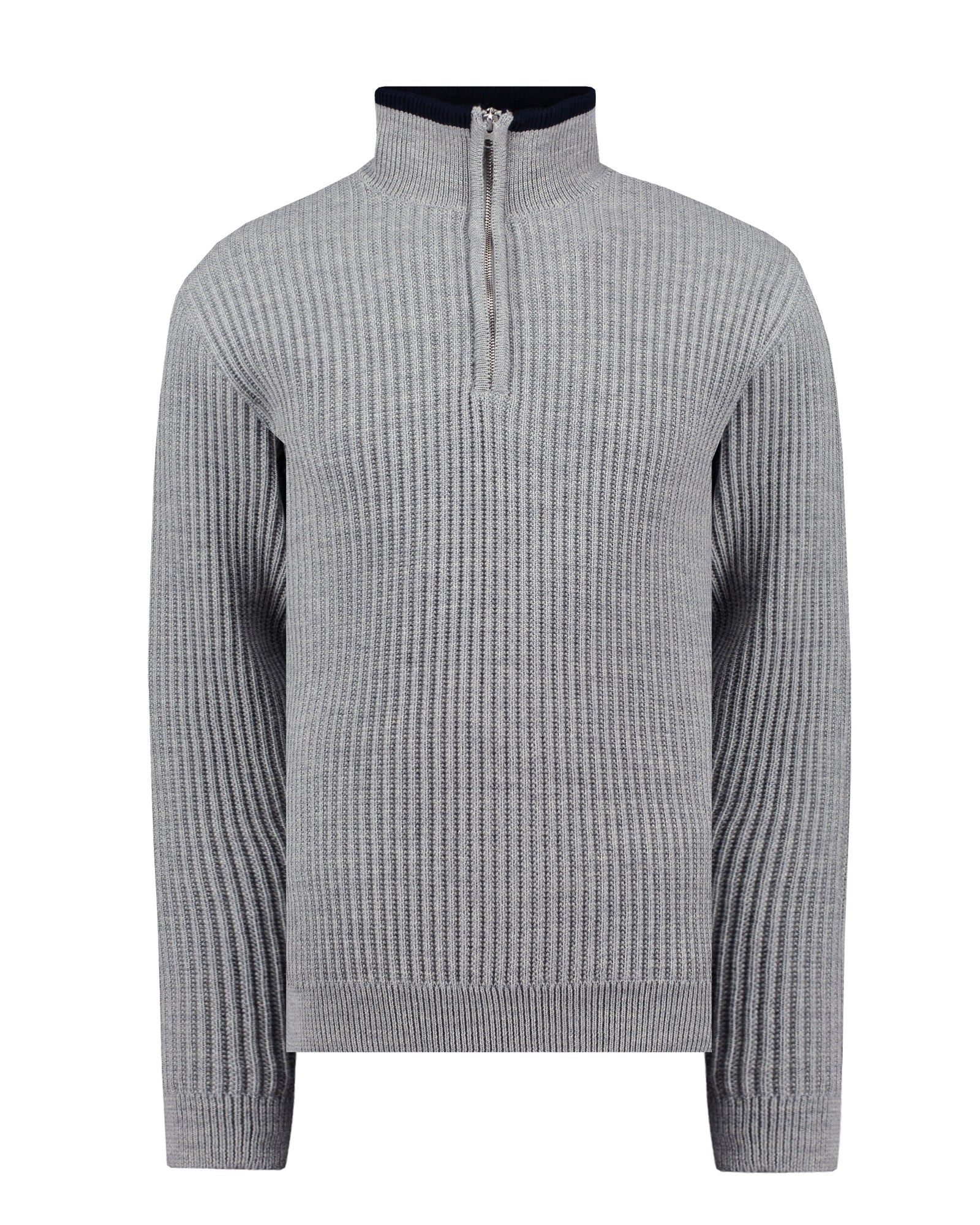 Ragnar T - Neck Windproof Sweater-Lt. Grey