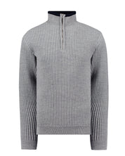 Ragnar T - Neck Windproof Sweater-Lt. Grey