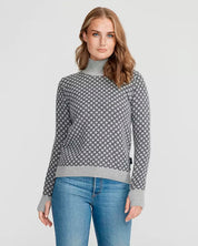 Ragnhild Crew- Lt Grey/ Navy