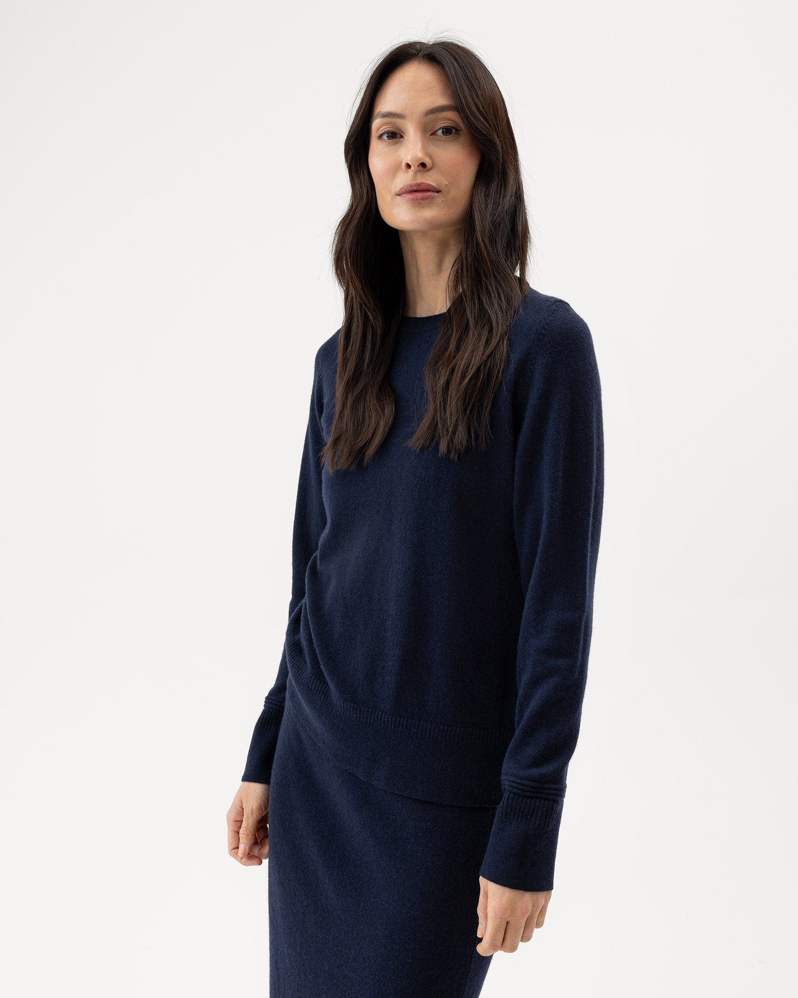 Renata Crew-Dark Navy