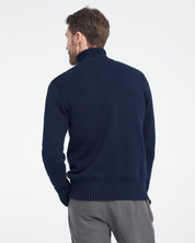 Sivert T-Neck- Navy