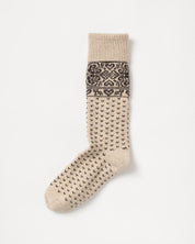 Sundborn Raggsocka- Oyster/Brown