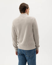 Vincent T- Neck Marble Grey