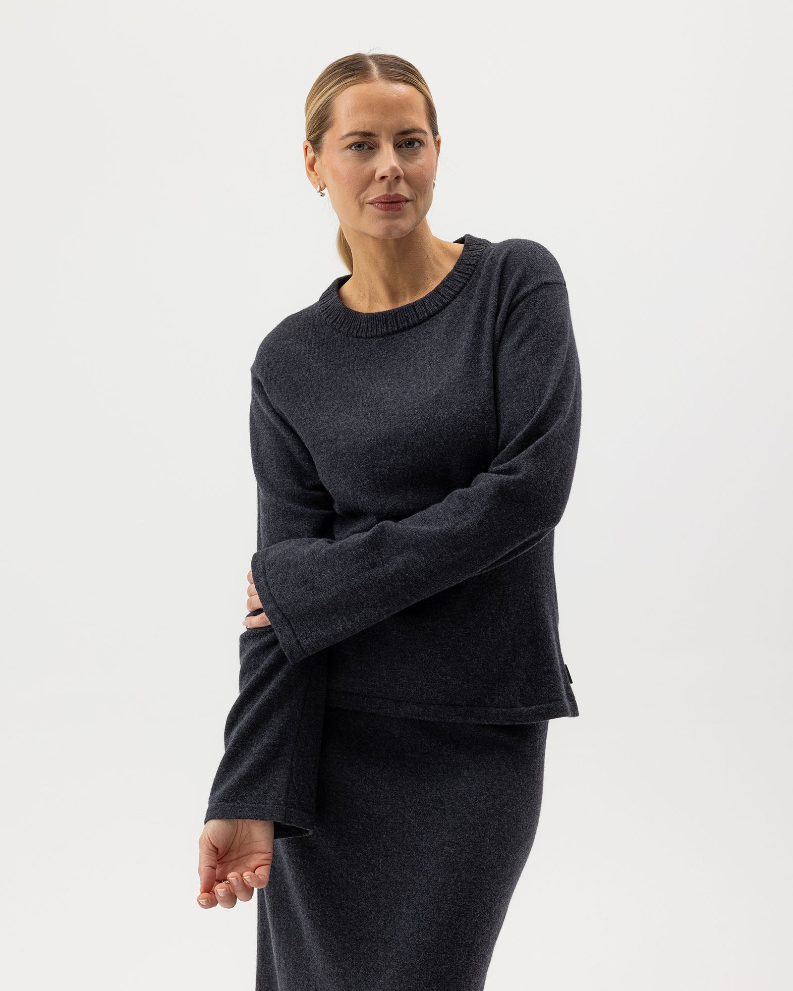 Wendela Crew- Dark Grey Mel
