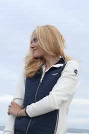 Mimmi Full Zip Windproof Jacket  -Off White/Navy