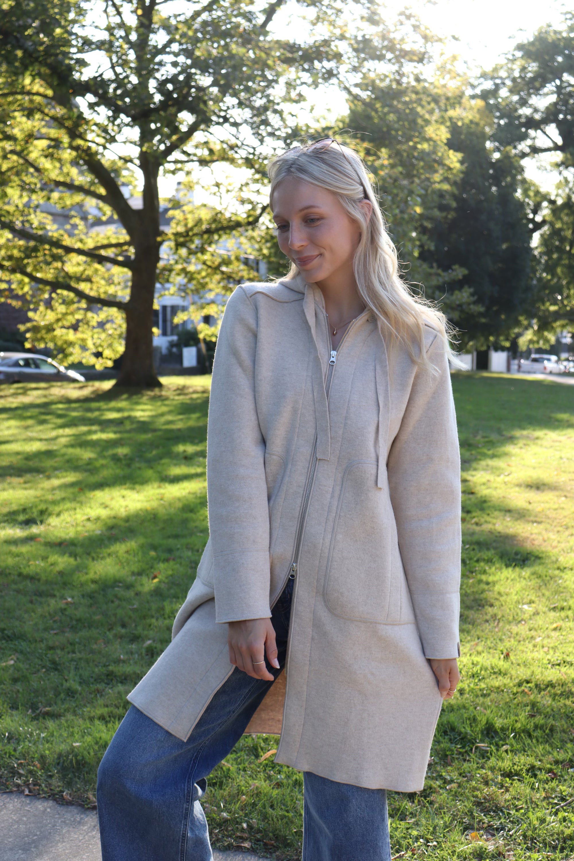 Amber Coat- Sand
