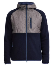Ruben Windproof Hood Jacket- Navy/Mole