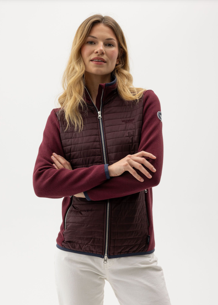 Mimmi Full Zip Windproof Jacket  Maroon