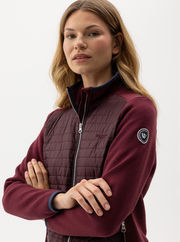 Mimmi Full Zip Windproof Jacket  Maroon