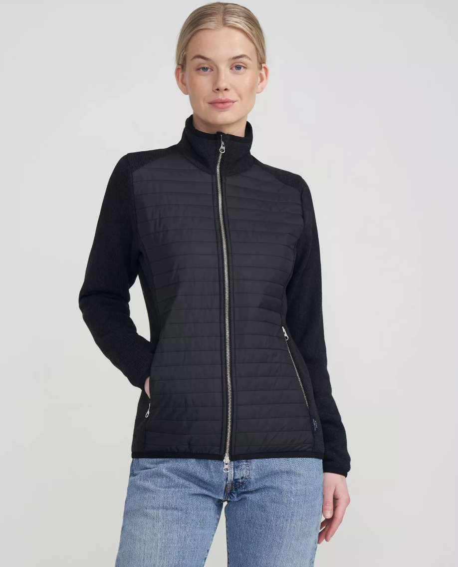 Mimmi Full Zip Windproof Jacket -Black Melange
