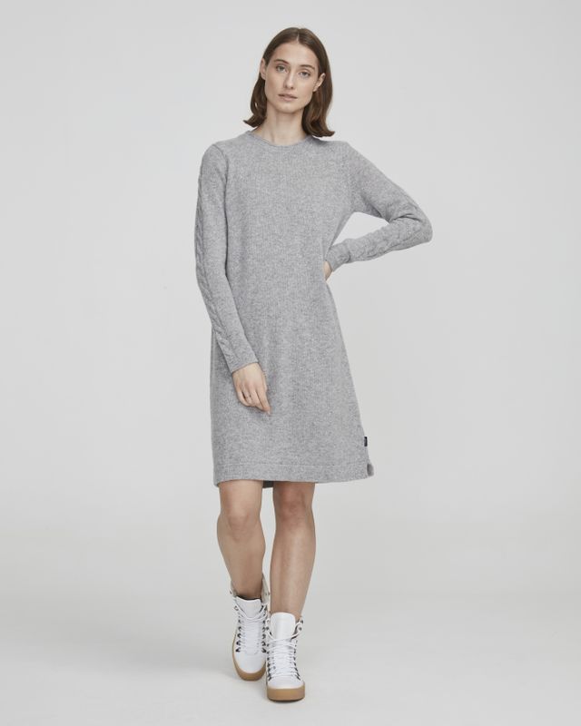 Ada Dress Light Grey Melange
