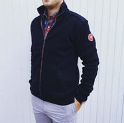 Gregor Wool Full Zip Windproof- Navy