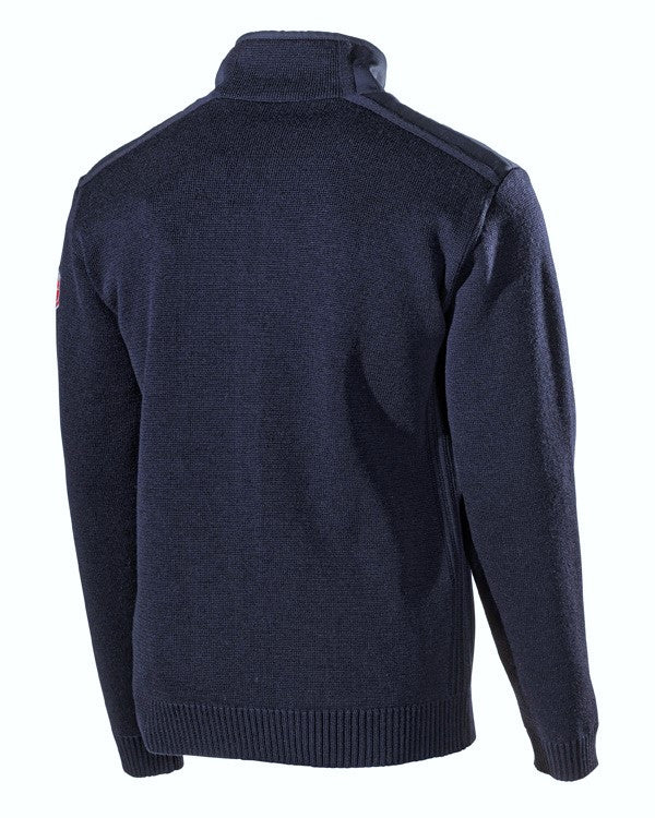 Gregor Wool Full Zip Windproof- Navy