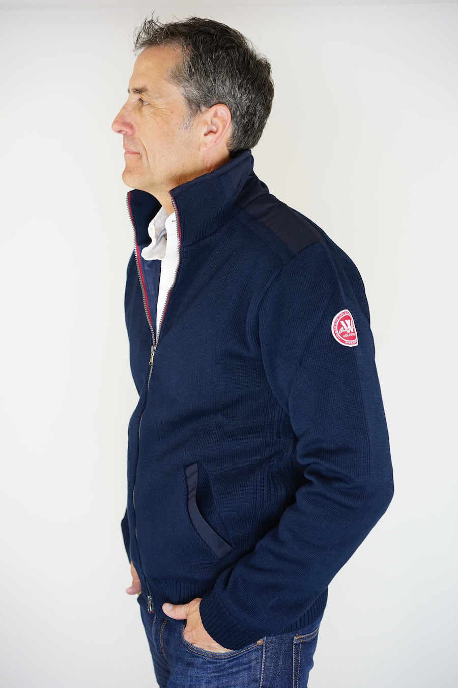 Gregor Full-Zip WP- Navy