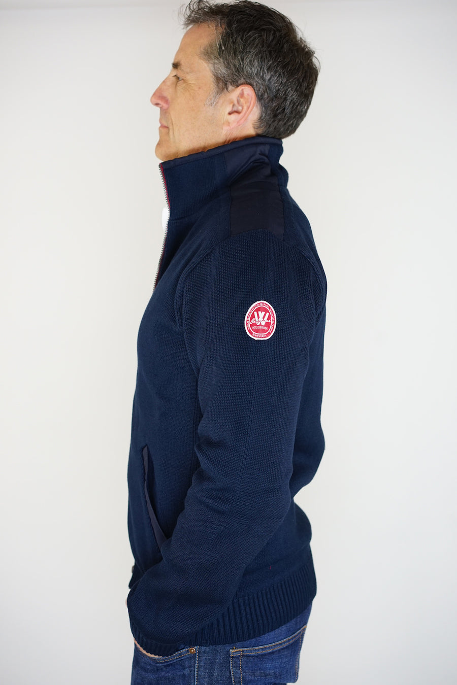 Gregor Full-Zip WP- Navy