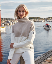 Elin Windproof- Khaki/Off White
