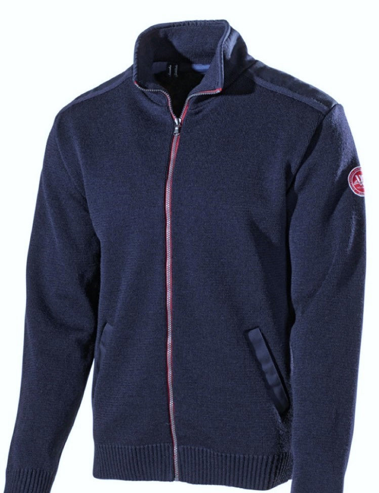 Gregor Wool Full Zip Windproof- Navy