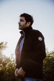 Gregor Wool Full Zip Windproof-Black