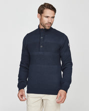 Anders T-Neck Windproof- Navy