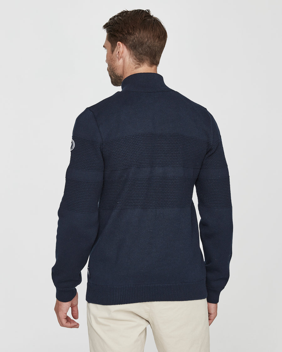 Anders T-Neck WP Navy