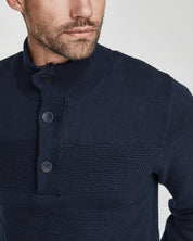 Anders T-Neck Windproof- Navy