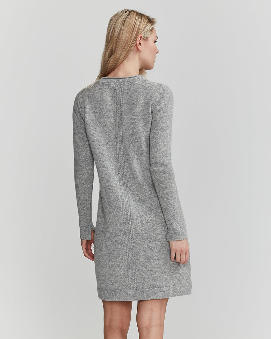 Adrienne Dress- Light Grey